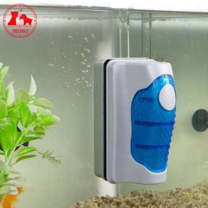 New Magnetic Aquarium Fish Tank Brushes Floating Clean Glass Window Algae Scraper Cleaner Brush Plastic Sponge Accessories Tools